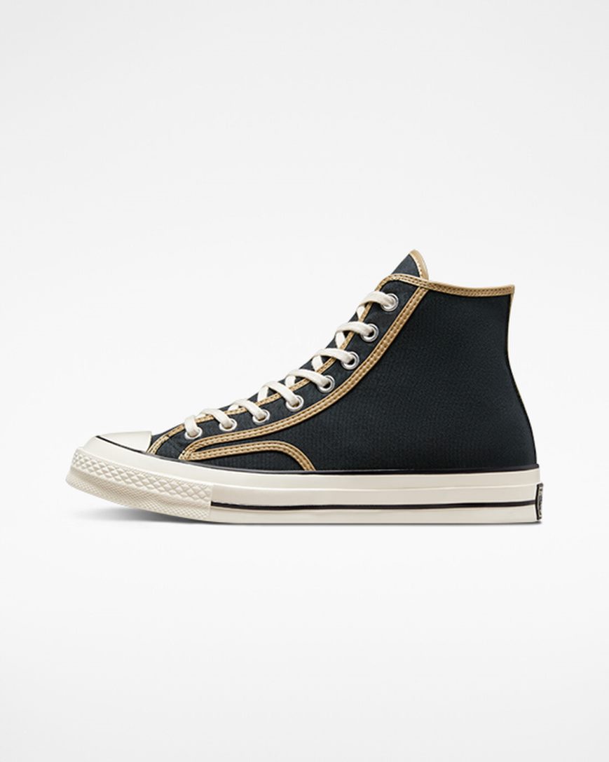 Tenisky Vysoke Converse Chuck 70 Heavyweight Platene Damske Čierne Hnedožltý | SK GJBNP9